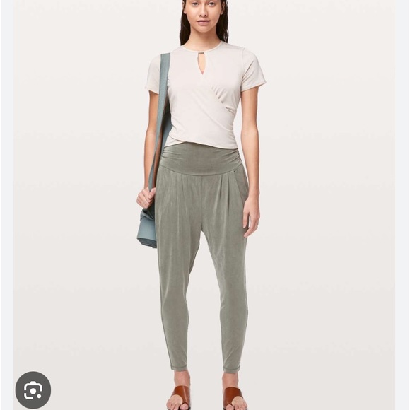 lululemon athletica Pants - Lululemon lab pants sage green 6 into something good
